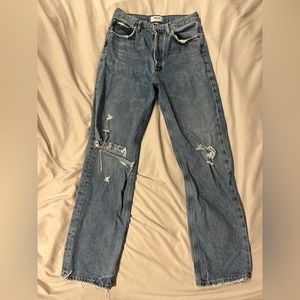 Aglode Pinch Waist Jeans